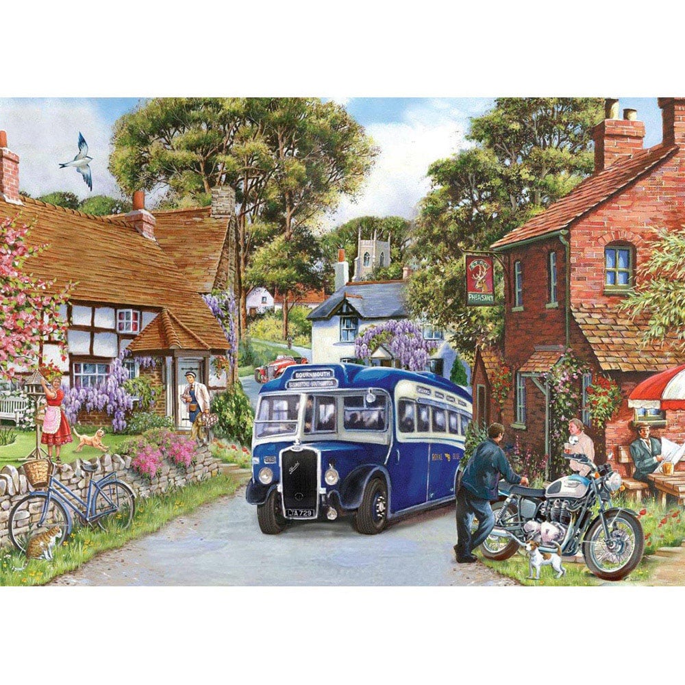 The House of Puzzles Tight Corner 500 Piece Jigsaw Puzzle Image