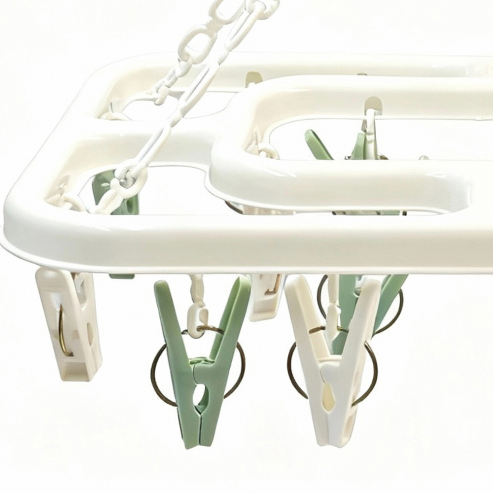 My Laundry Hanging 18 Peg Clothes Dryer White Image 2
