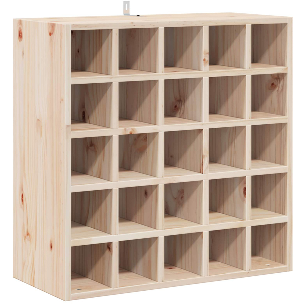 vidaXL 25 Bottle Brown Freestanding Wine Rack Set of 2 Image 1