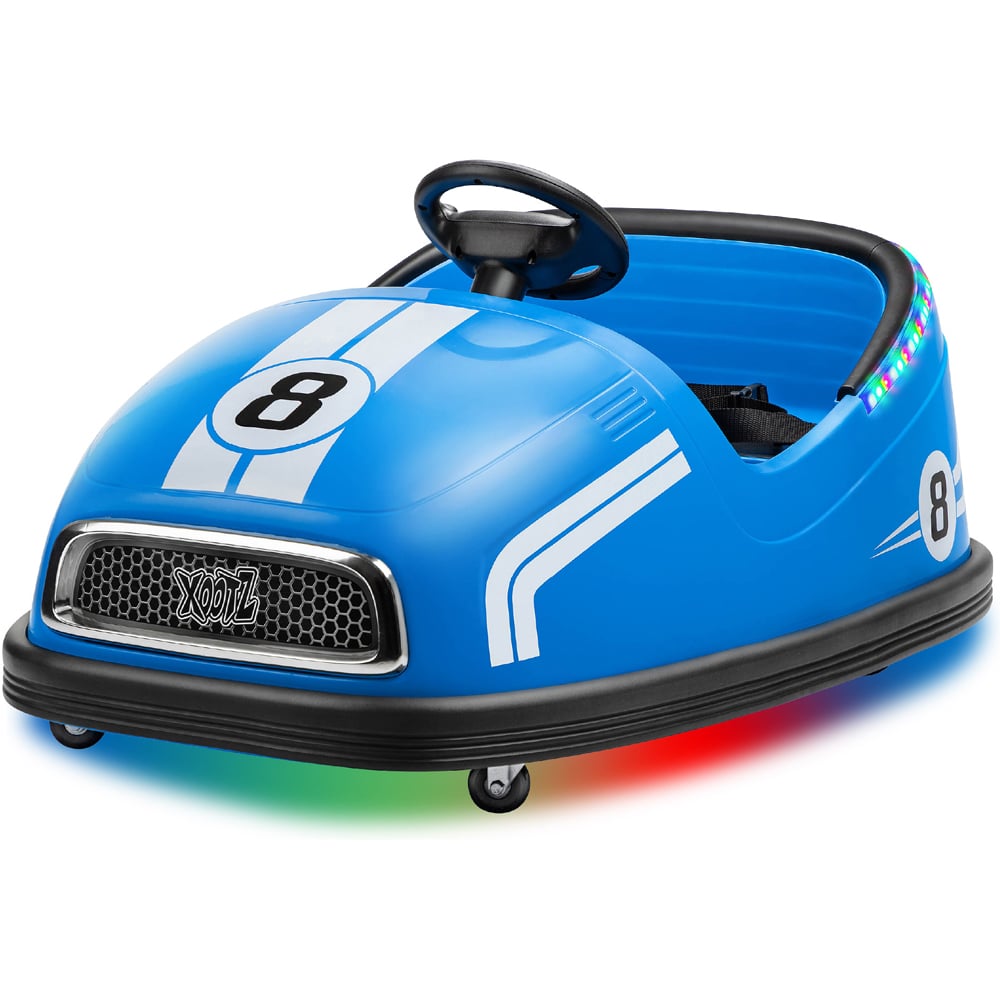 Xootz Blue Kids Electric Big Bumper Ride-On Car Image 3