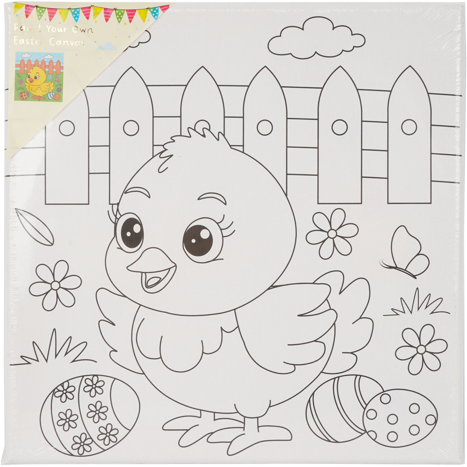 Paint Your Own Spring Animal Canvas Image 2