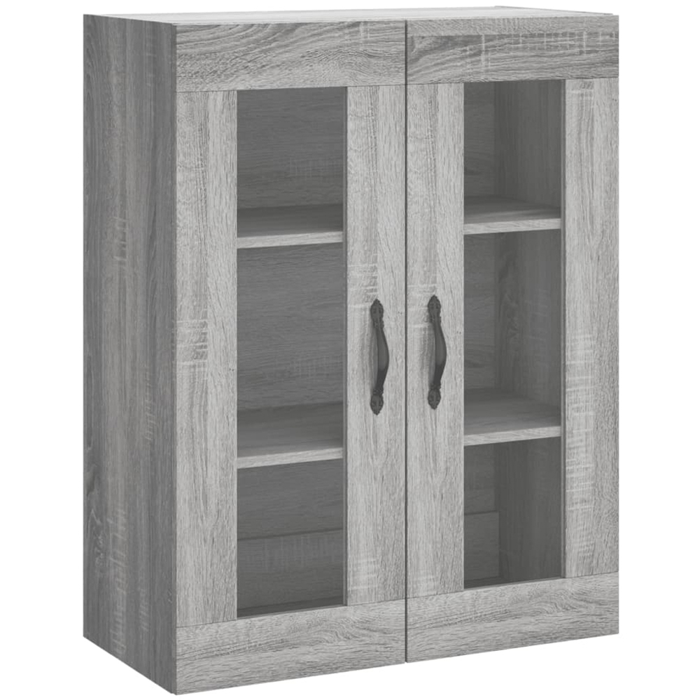 vidaXL 3 Door 3 Drawer Grey Sonoma Highboard Image 5