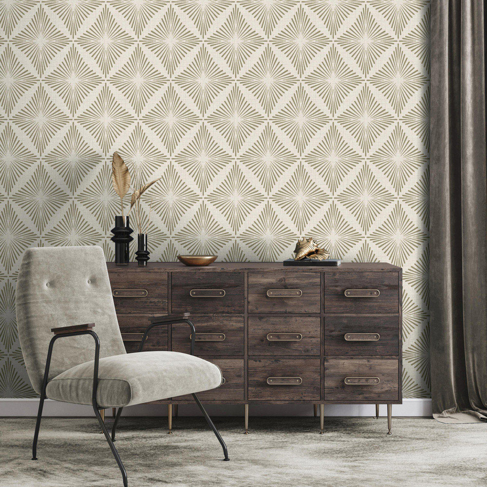 Fine Décor Denver Textured Natural Vinyl Wallpaper Image 2