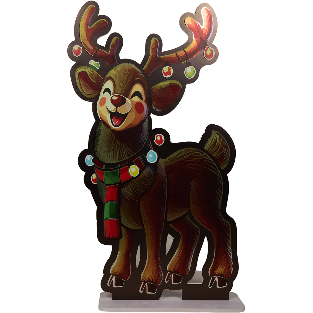 LED Retro Reindeer Infinity Light Image 5
