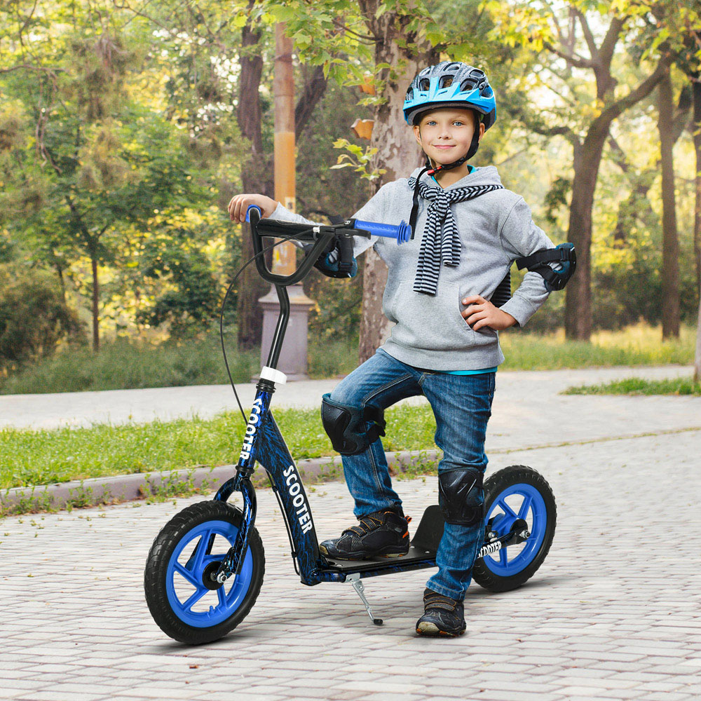 Tommy Toys AIYAPLAY Blue Adjustable Handlebar Kids Kick Scooter Image 2