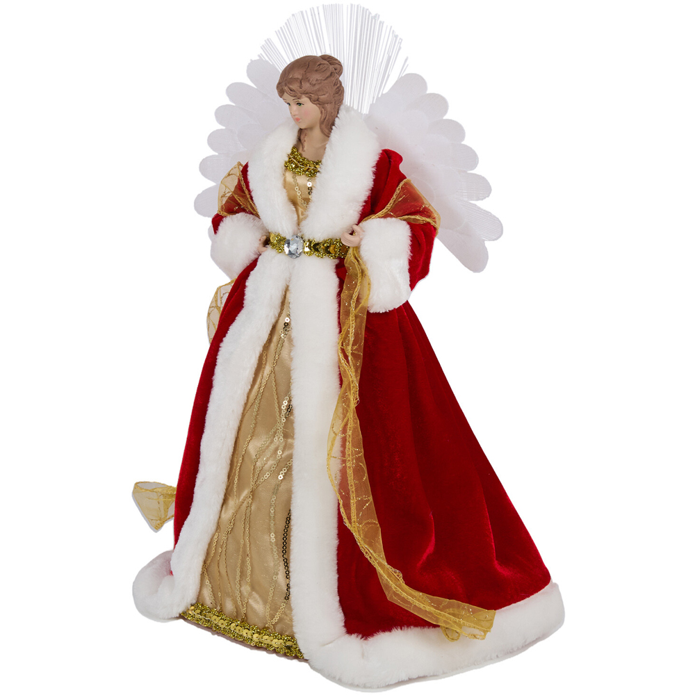Christmas Angel with Fibre Optic Wings Decoration Image 4