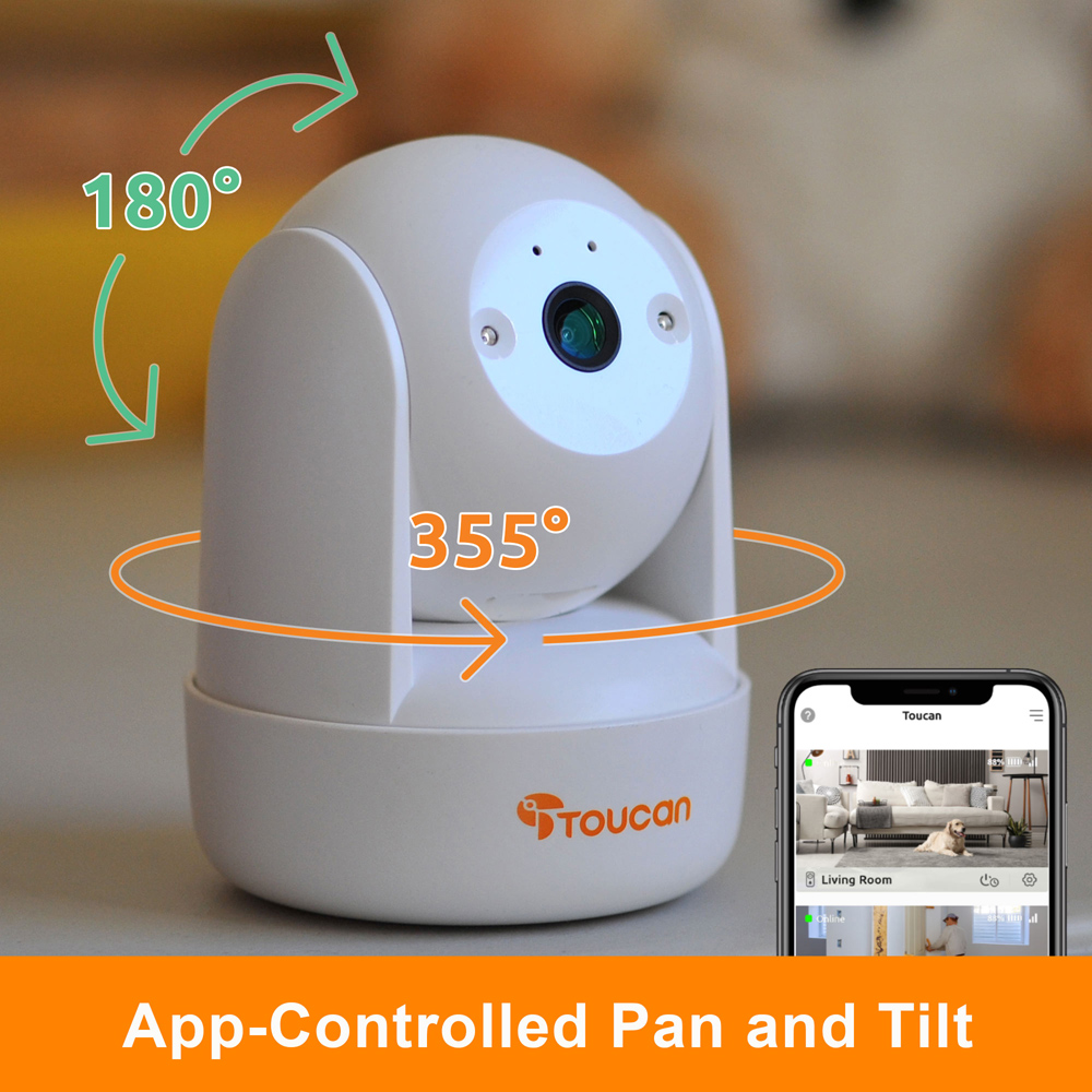 Toucan V3 Video Doorbell with S4 Security Camera and Seek Pan and Tilt Camera Image 8
