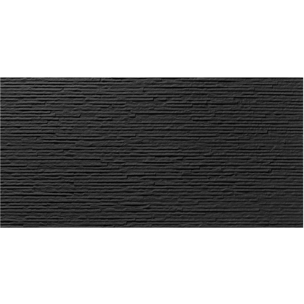 Britwall Textured Midnight Ridge Stone PU Wall Panel 1200 x 600 x 4mm Image 2