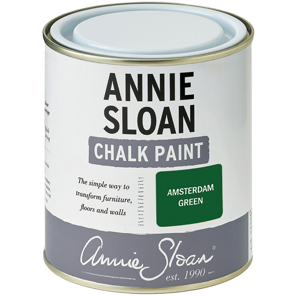 Annie Sloan Amsterdam Green Matt Chalk Paint 500ml Image 2