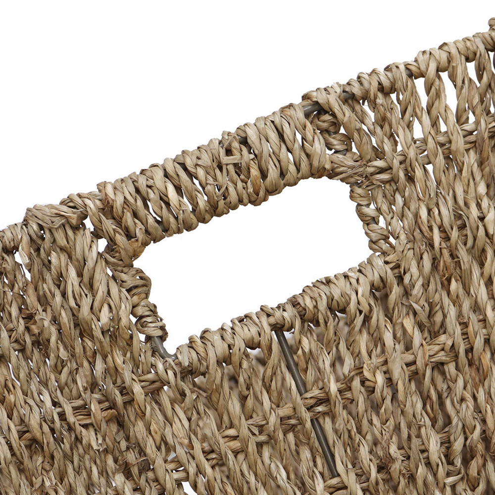 JVL Seagrass Rectangular Storage Basket Set of 2 Image 5