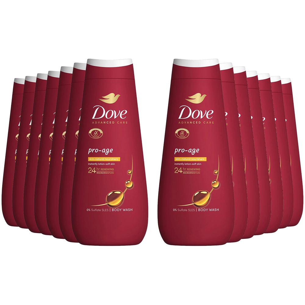 Dove Pro Age Advanced Care Body Wash 400ml 14 Pack Image 1