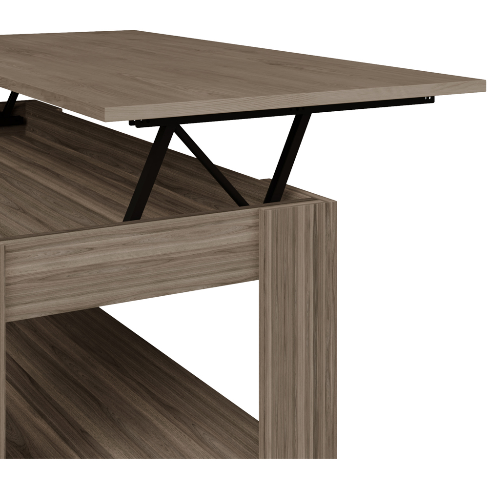 GFW Walnut Lift Up Coffee Table Image 6