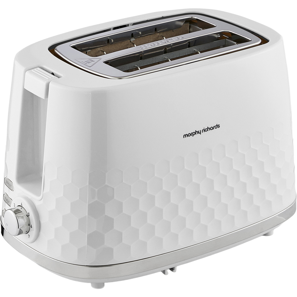 Morphy Richards Hive 220034 White 2 Slice Toaster Image 1