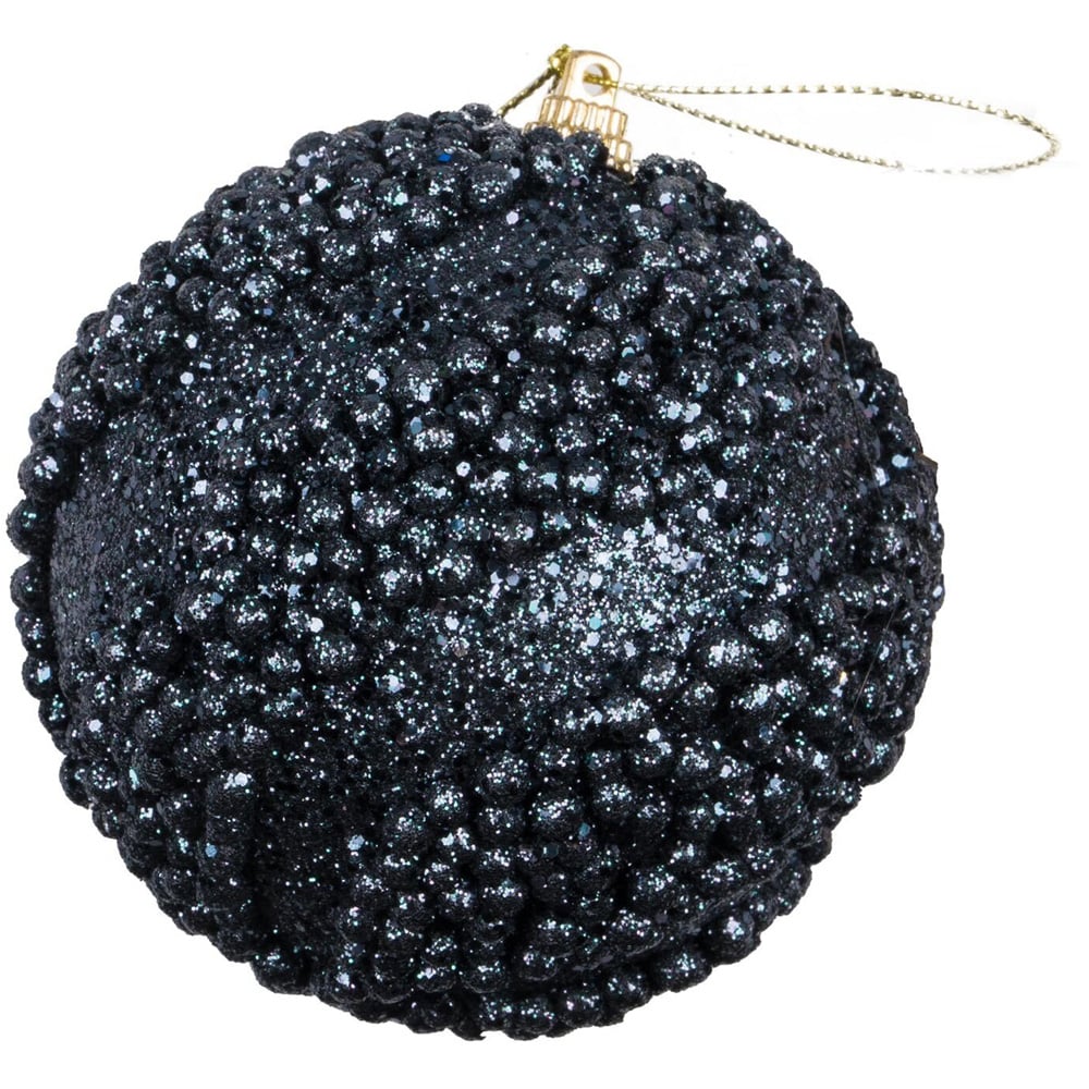 Glitter & Bead Spiral Bauble Image 2