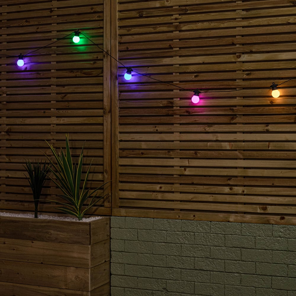 Samuel Alexander Multi Coloured LED Connectable Party Festoon Lights 20 Pack Image 6