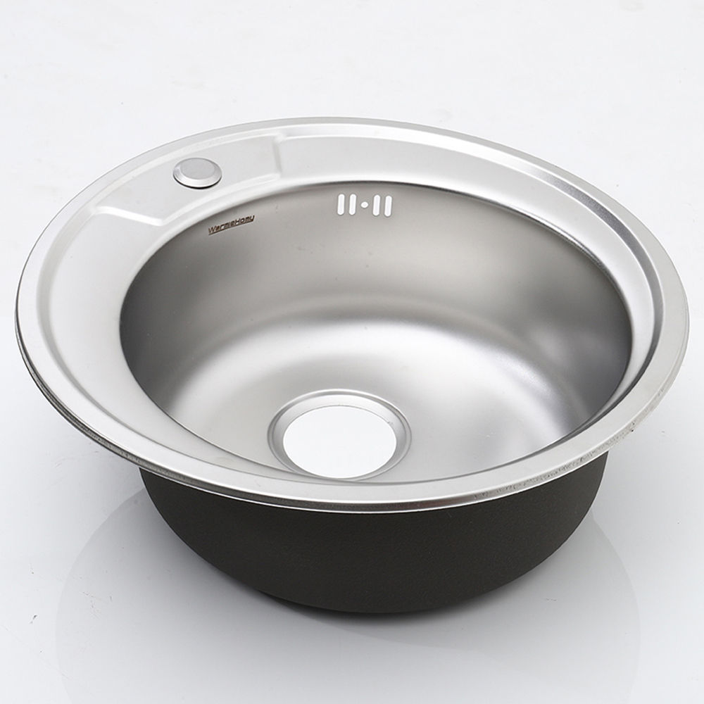 Living and Home Sink Single Stainless Steel Kitchen Bowl Catering Image 3