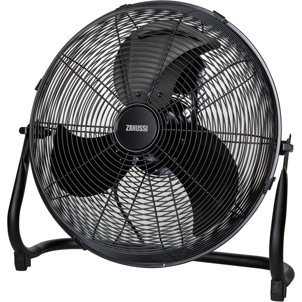 Zanussi Black Floor Fan 16 inch Image 2
