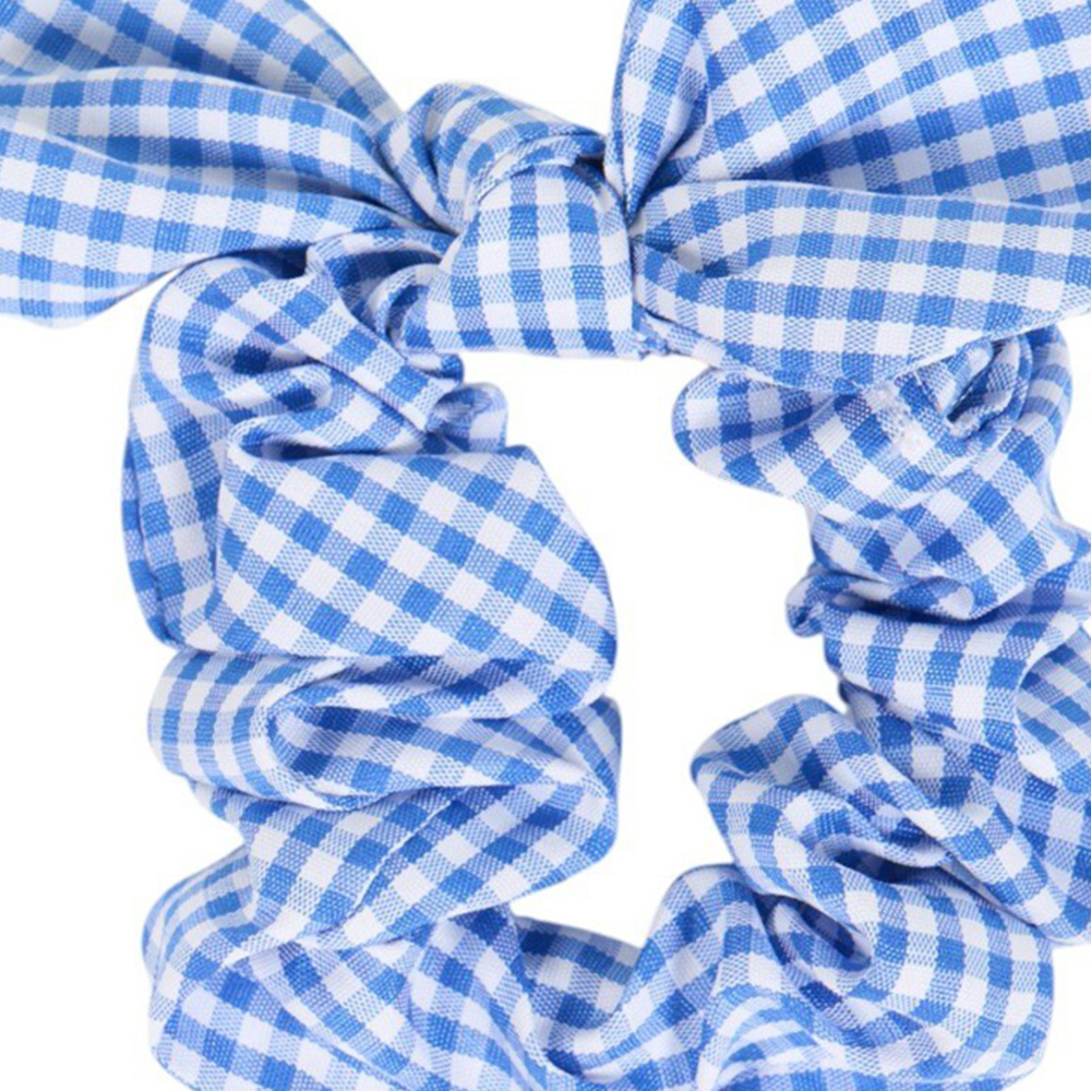 Bow Scrunchie Blue Image 6