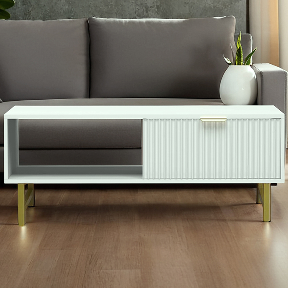 Kosy Koala White and Gold Coffee Table Image 1