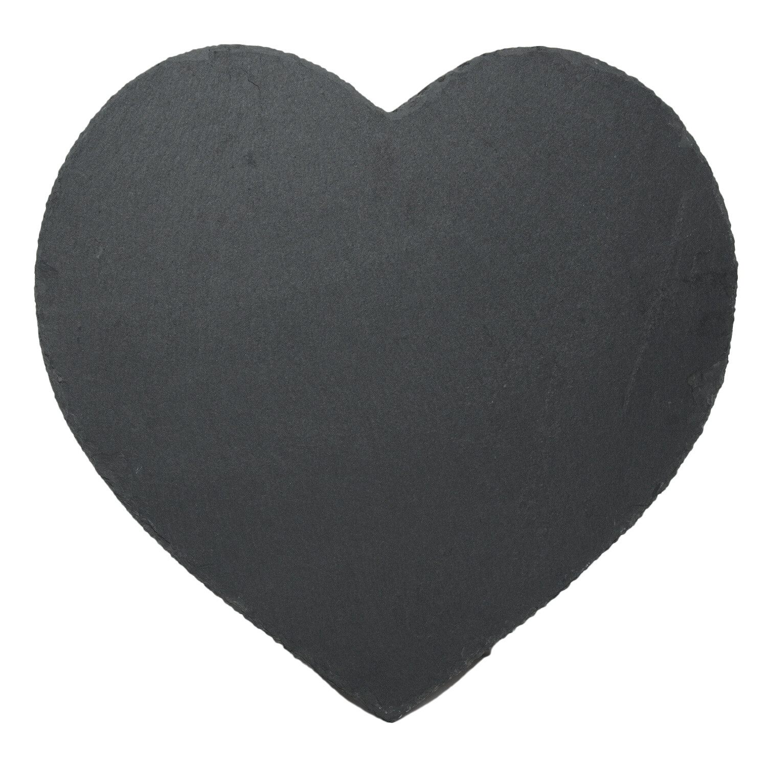 Heart Shaped Slate Serving Board - Black Image 2