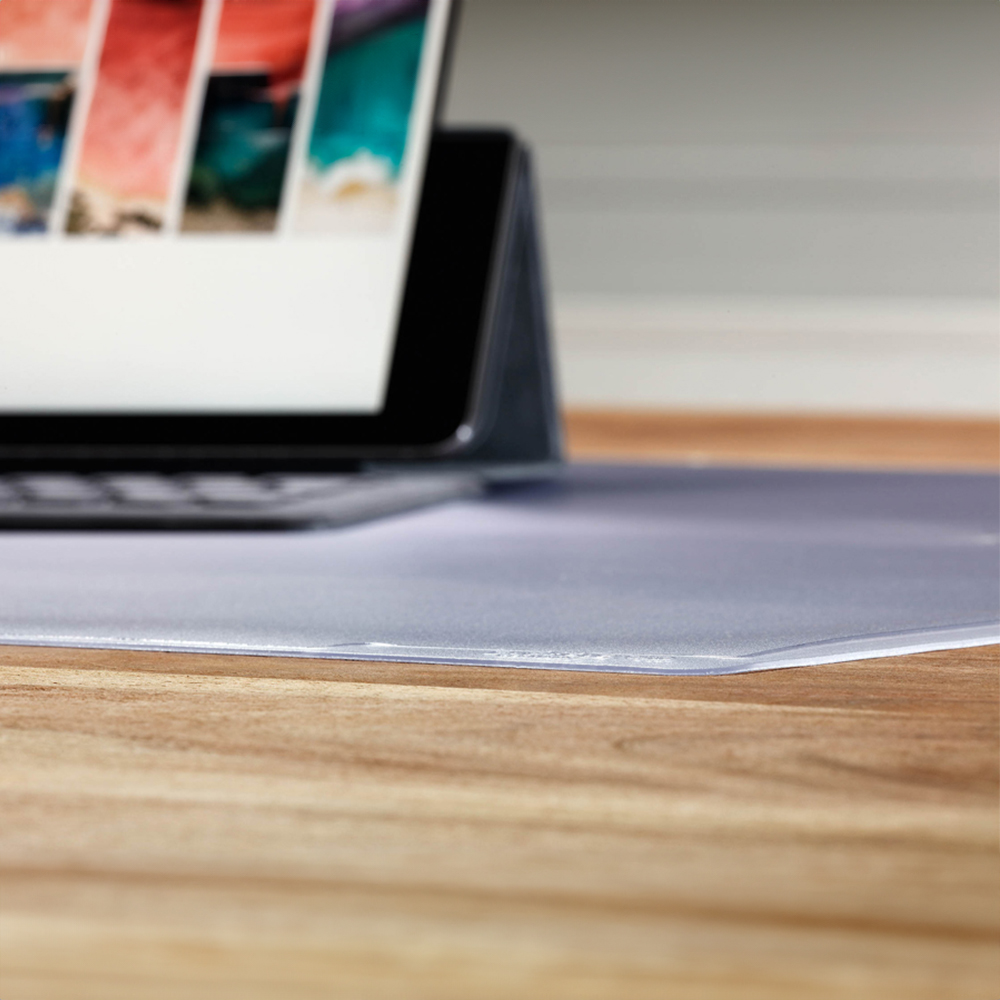Durable Duraglas Clear Waterproof Non-Slip Desk Mat 65 x 50cm Image 7