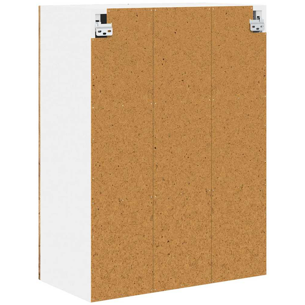 vidaXL 2 Glass Door Old Wood Kitchen Wall Cabinet Image 7