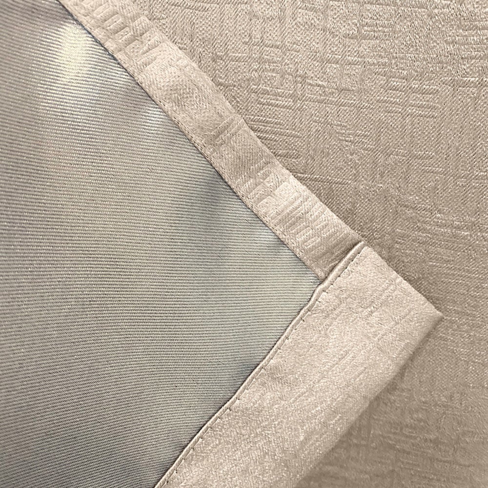 Enhanced Living Vogue Cream Thermal Blackout Eyelet Readymade Curtains 168 x 137cm Image 4