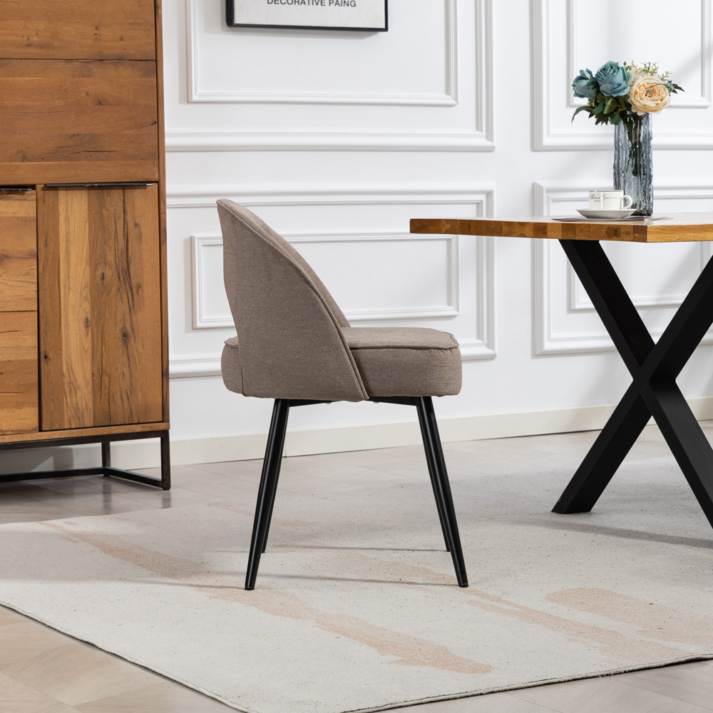 Artemis Home Ashley Set of 2 Brown Dining Chairs Image 4