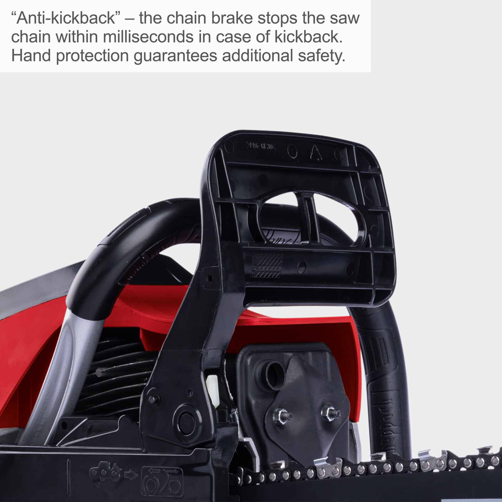 Scheppach PCS56 3.1HP 20 inch ProCut Blade Petrol Chainsaw 53cc Image 2