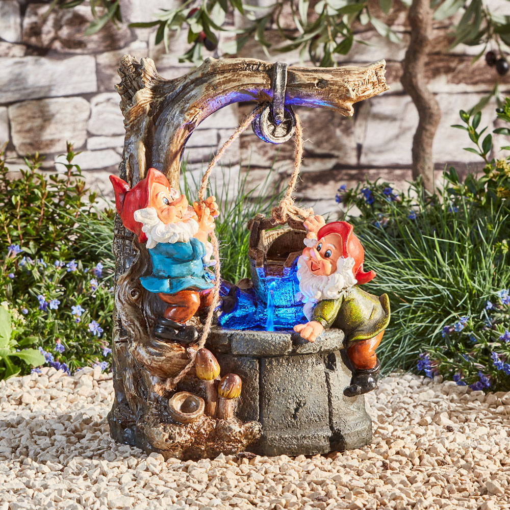 Garden Gear Serenity Gnome Wishing Well Water Feature Image 2