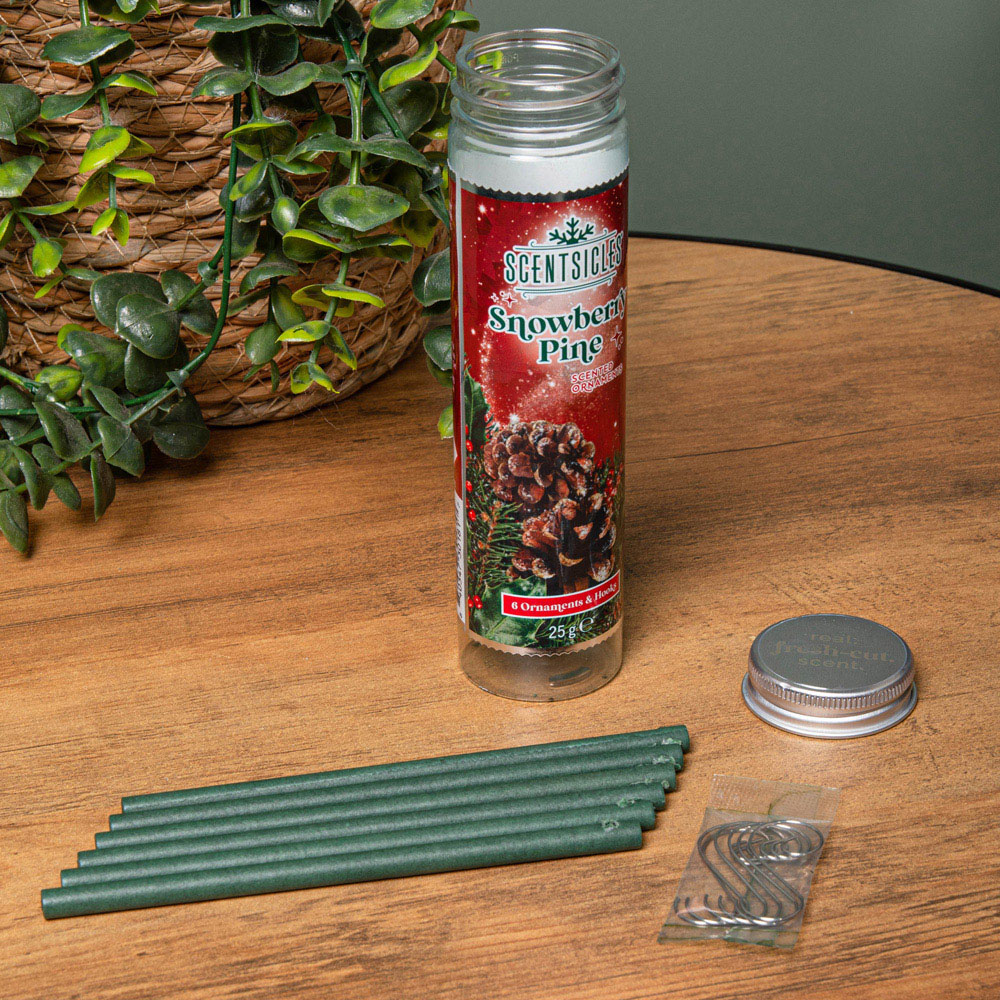 Samuel Alexander Snowberry Pine Scentsicles Hanging Sticks 6 Pack Image 2