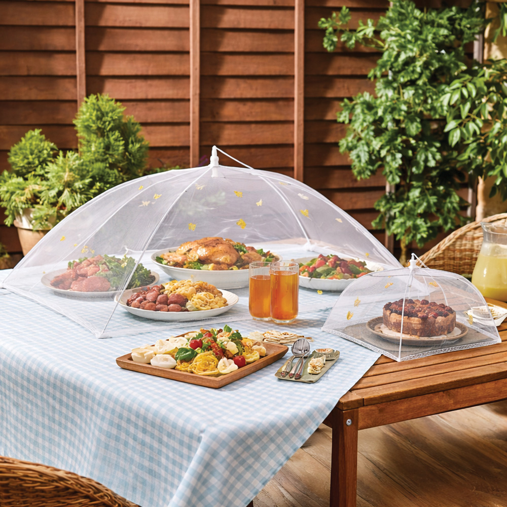 Avilo Butterfly Motif Jumbo Food Buffet Umbrella 4 Pack Image 2
