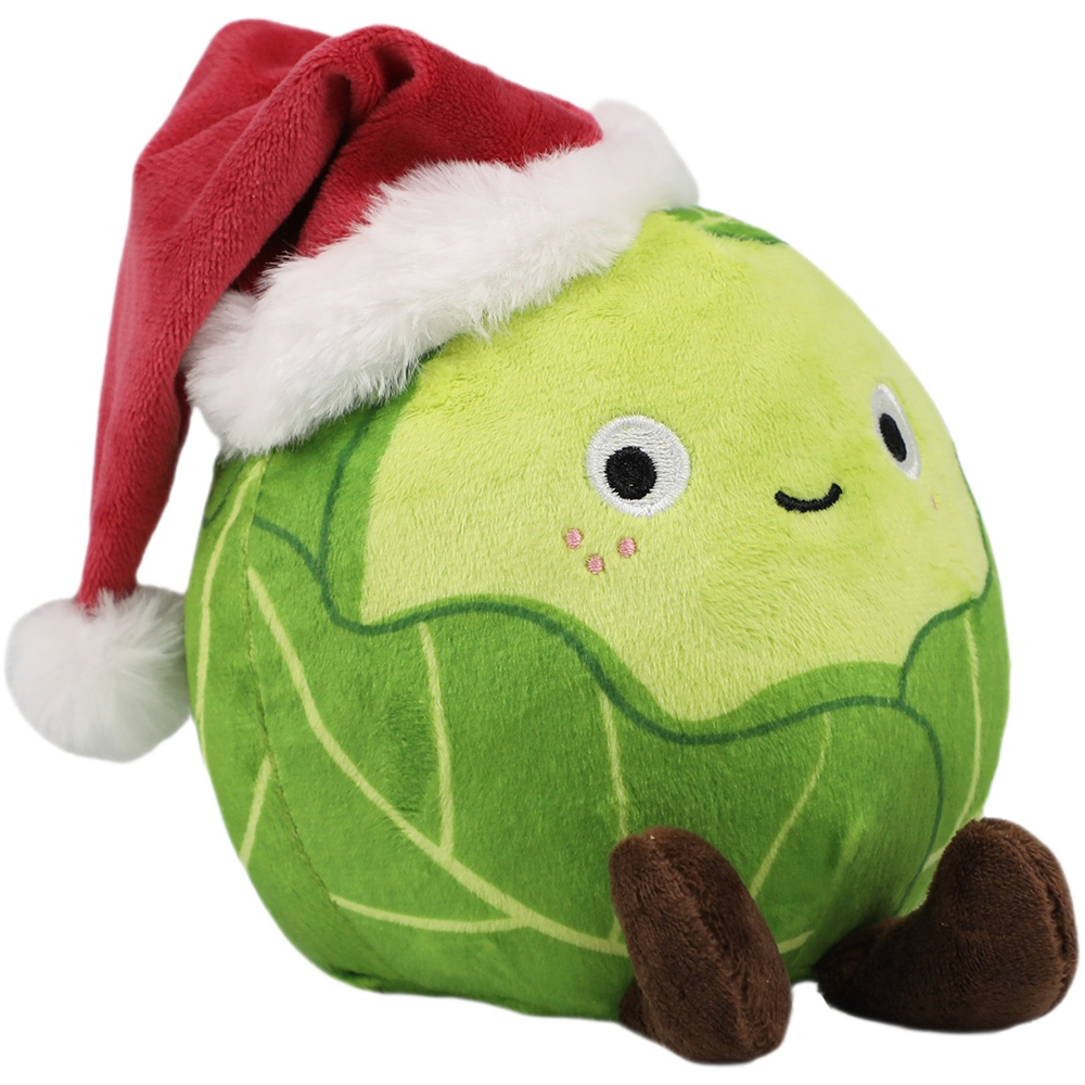 Xmas Pudding or Sprout Plush Toy Image 2