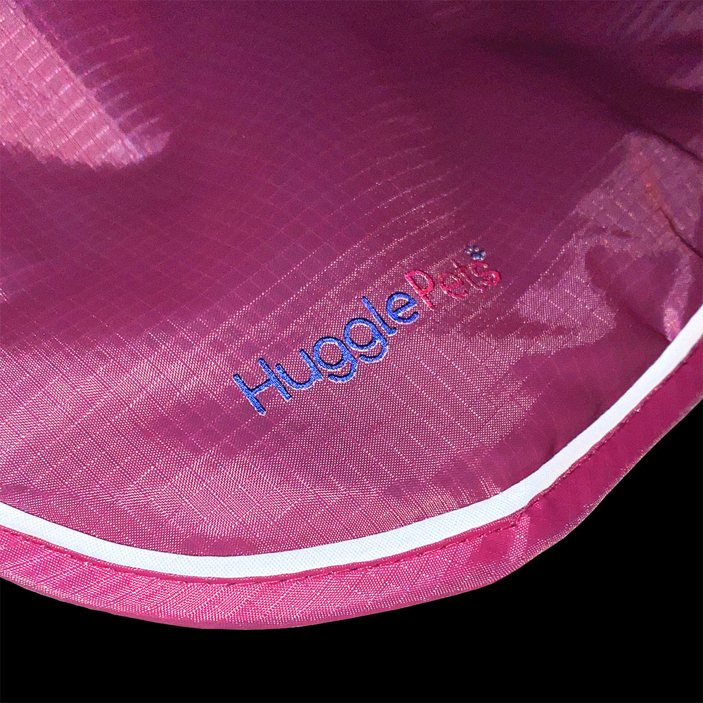 HugglePets Large Arctic Armour Waterproof Thermal Pink Dog Coat Image 3