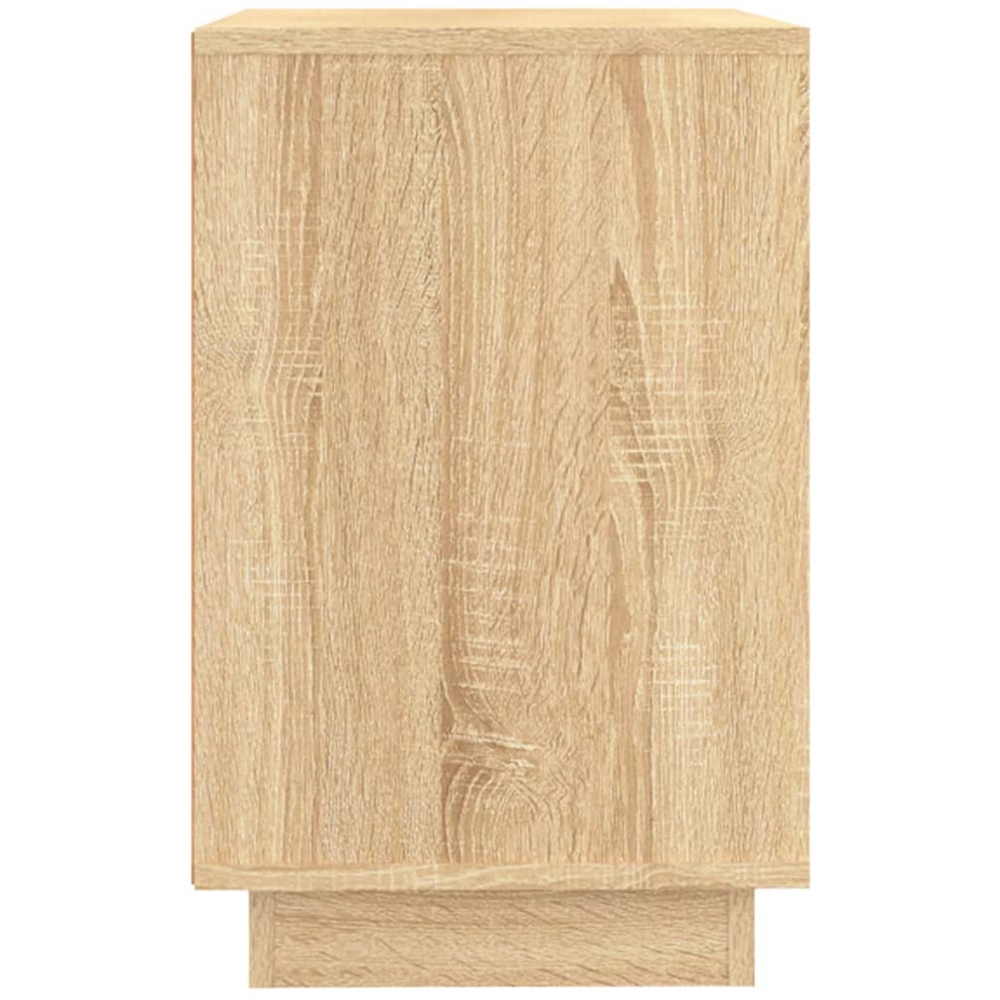 vidaXL 3 Door Sonoma Oak Sideboard Image 7