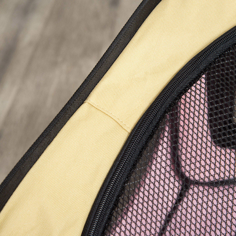 PawHut Pink Fabric Pet Playpen Image 3