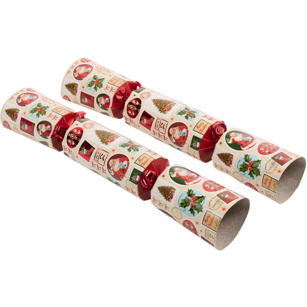 Pack of 10 Family Christmas Stamps Crackers Image 4