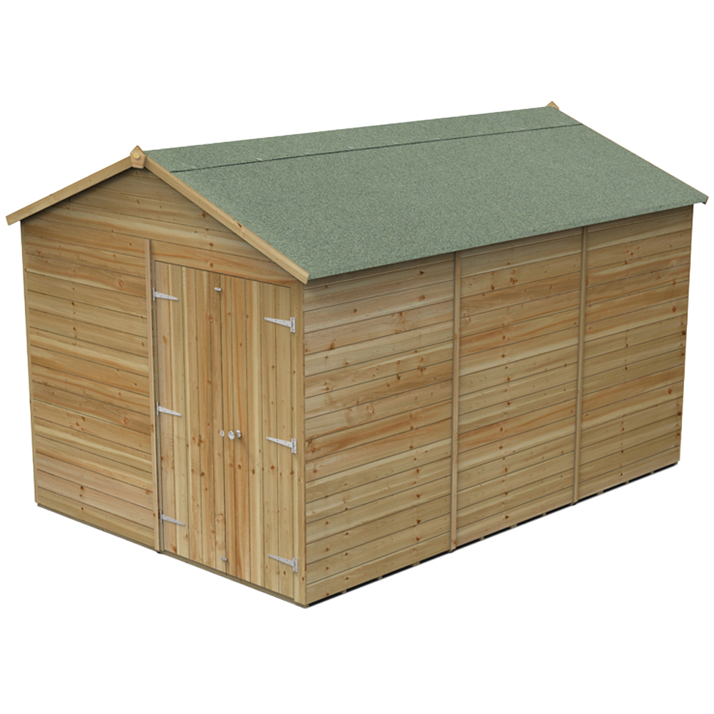 Forest Garden Timberdale 8 x 12ft Apex Shed Image 1