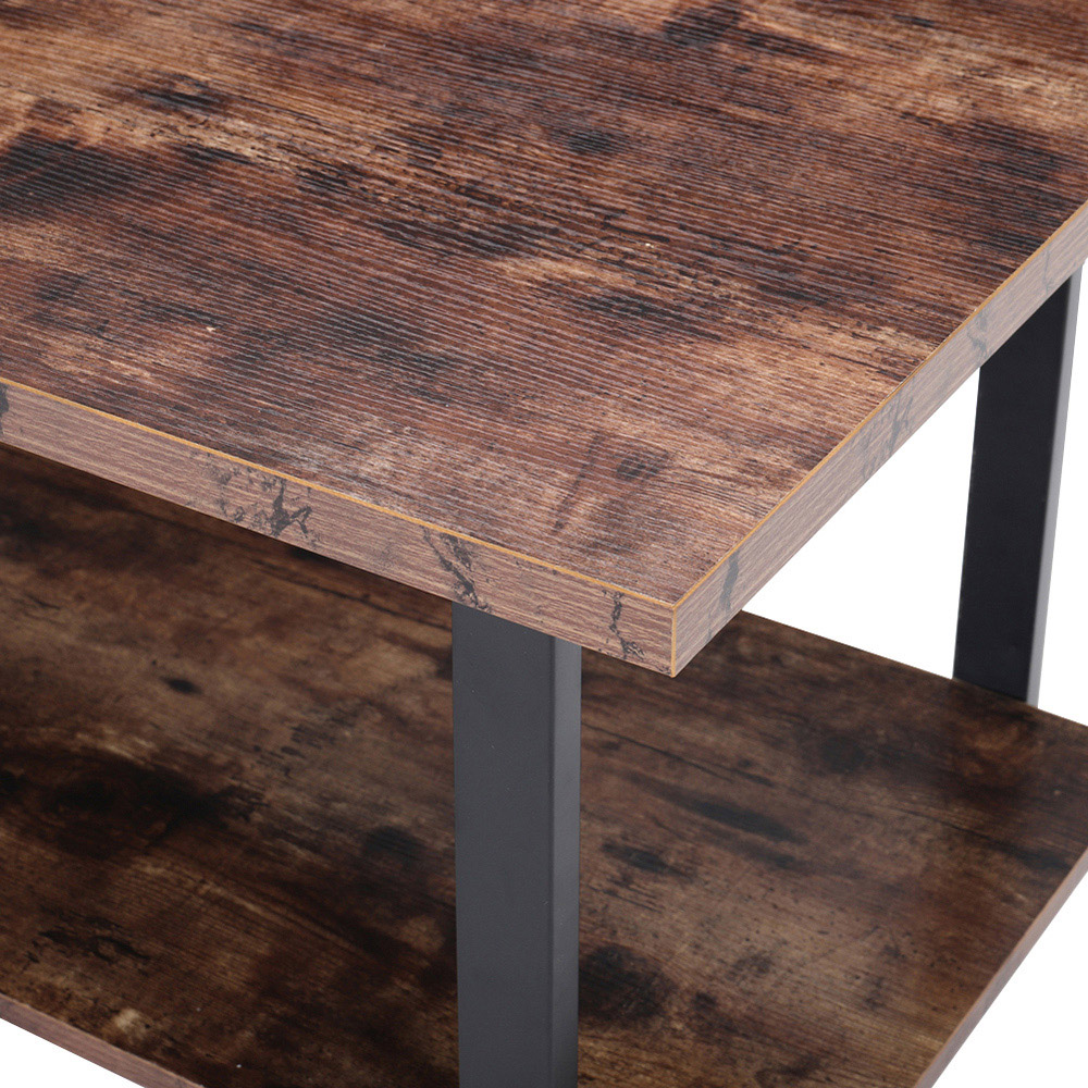 Living and Home Rustic Coffee Table Image 4