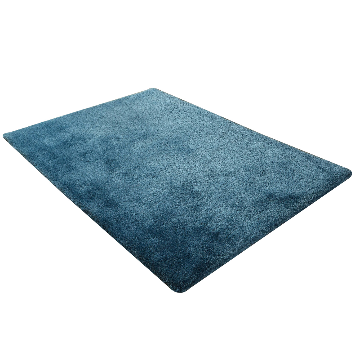 Deluxe Shaggy Rug - Radiant Blue / 90cm Image 1