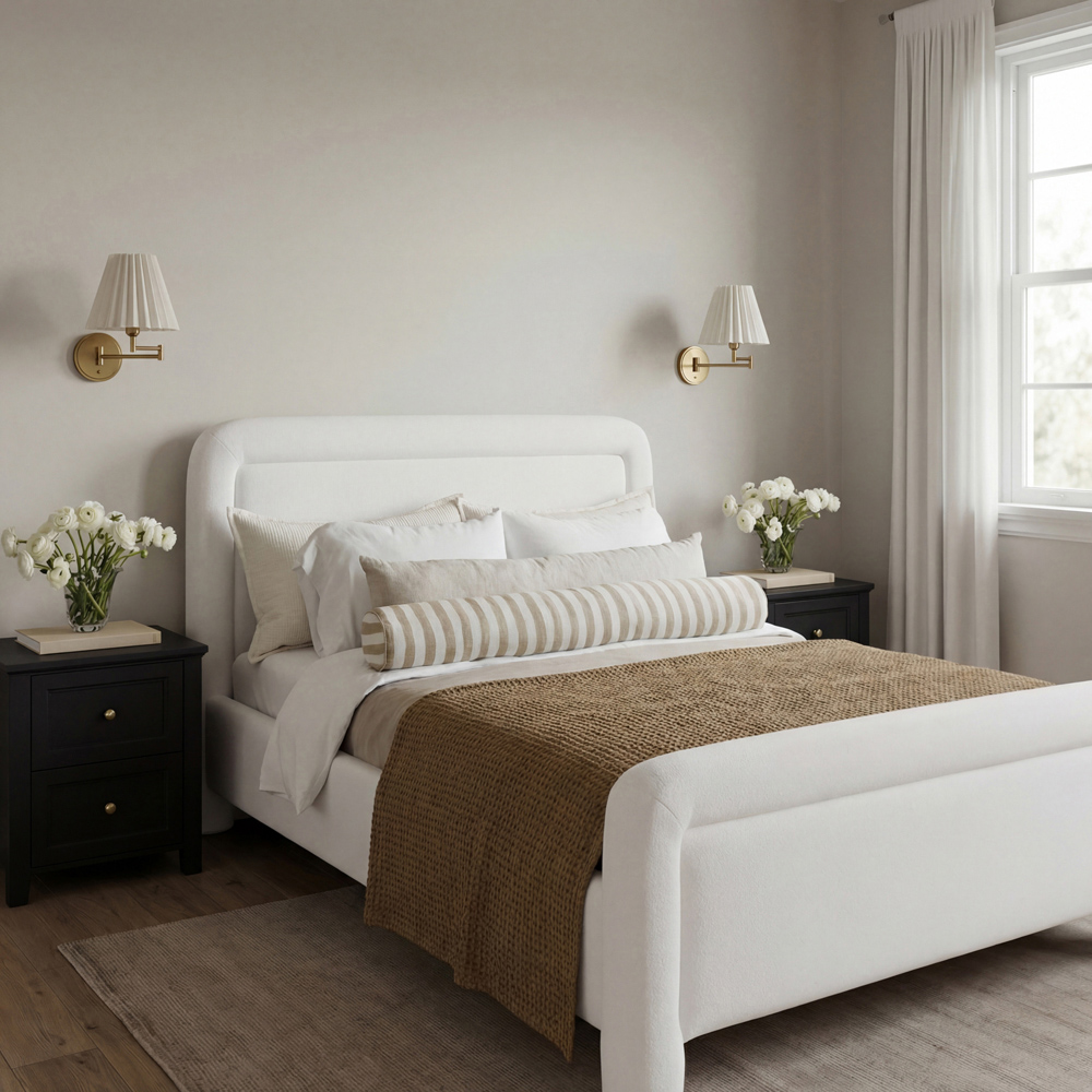 LPD Home Leonnie Ghost Double Bed Image 4