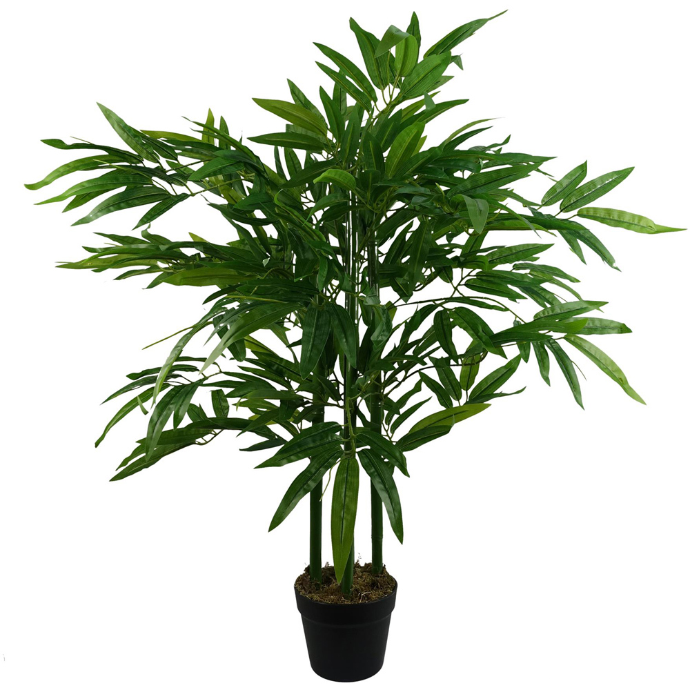 Leaf Green Bamboo Artificial Tree 3ft Image 1