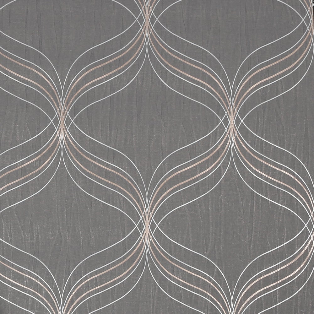 Boutique Optical Geo Grey Wallpaper Image 1