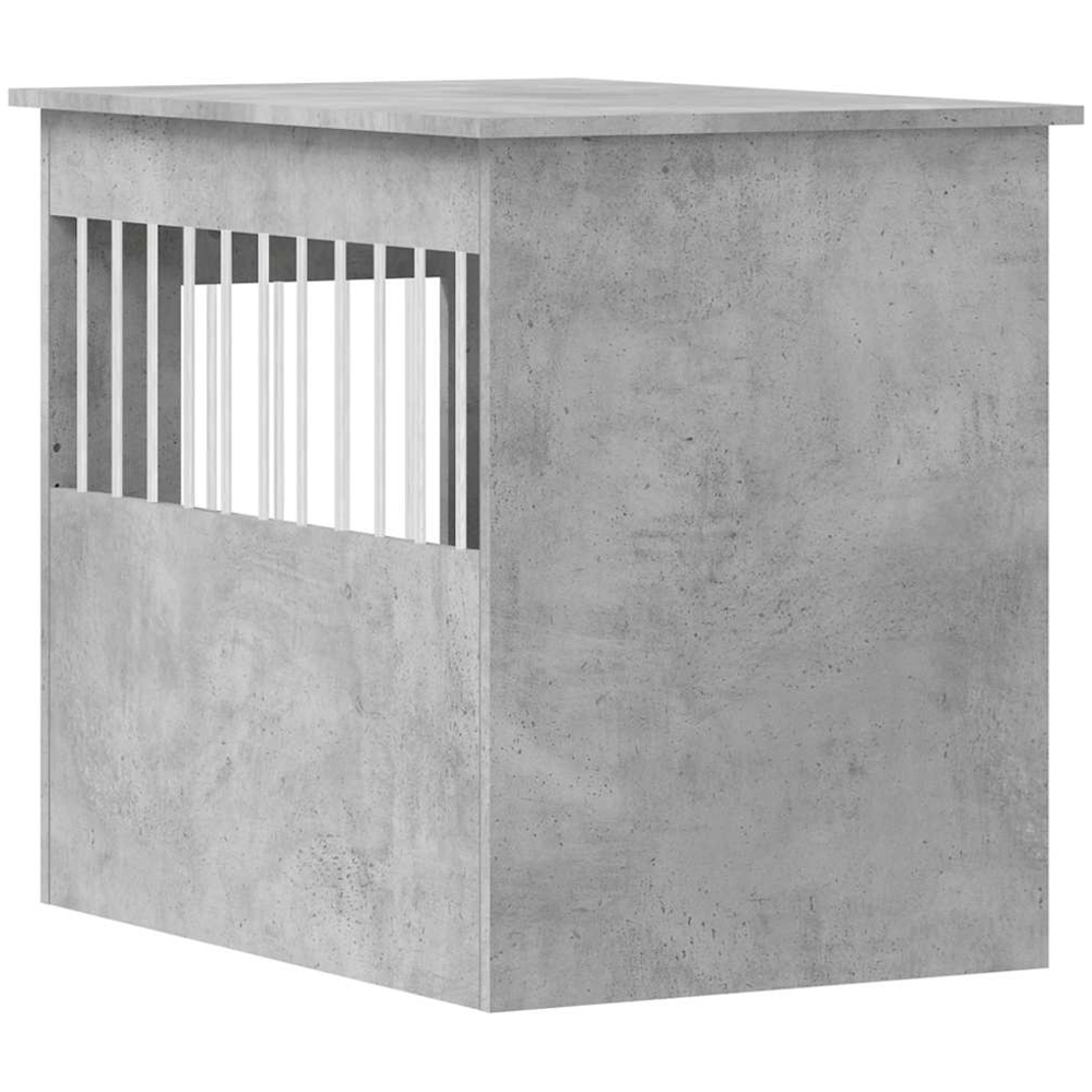 vidaXL Concrete Grey Engineered Wood Dog Crate Furniture 68 x 55 x 80cm Image 3