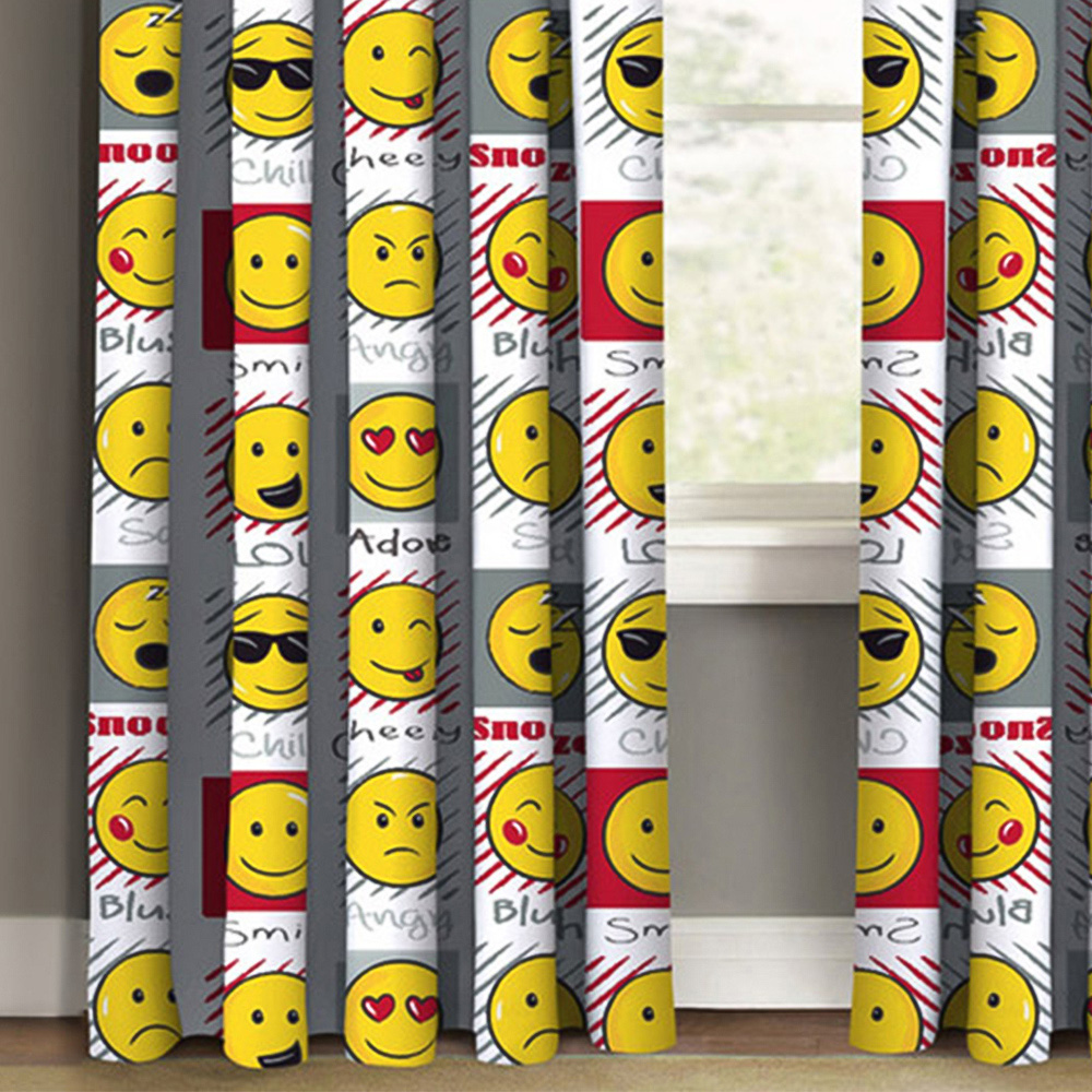 Velosso Expressions White Tape Top Curtains 168 x 183cm Image 3