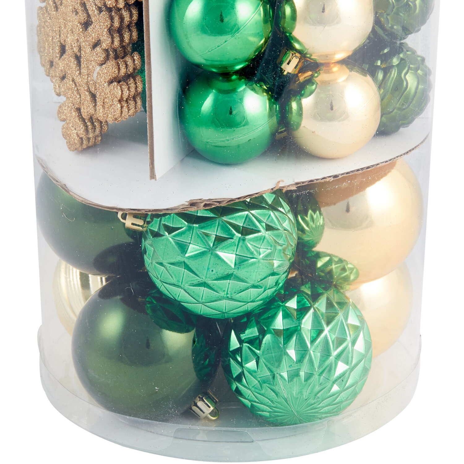 Pack of 120 Where Emeralds Glisten Baubles - Emerald Image 5
