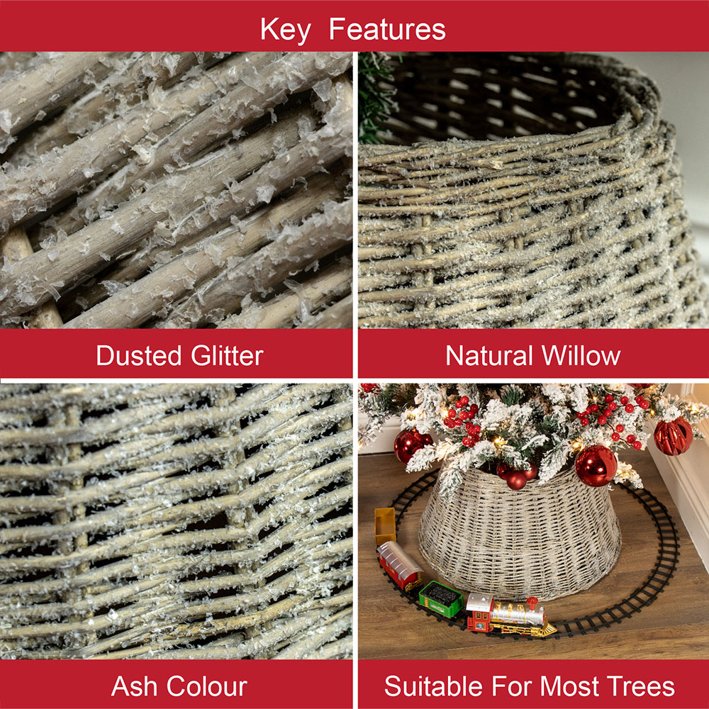 The Christmas Workshop Ash Willow Christmas Tree Skirt  Image 7