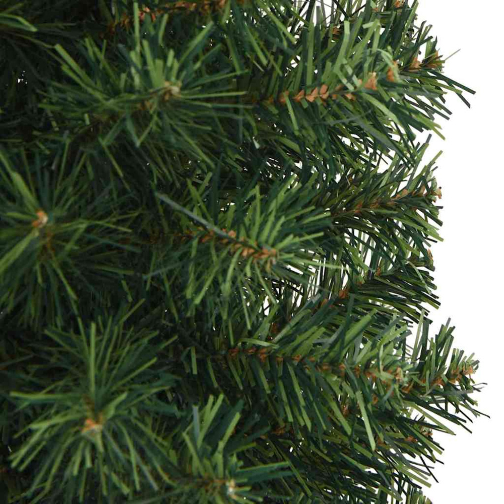 vidaXL Green Artificial Christmas Tree with Pinecones LEDs Gold Decoration Ornaments 5ft Image 6