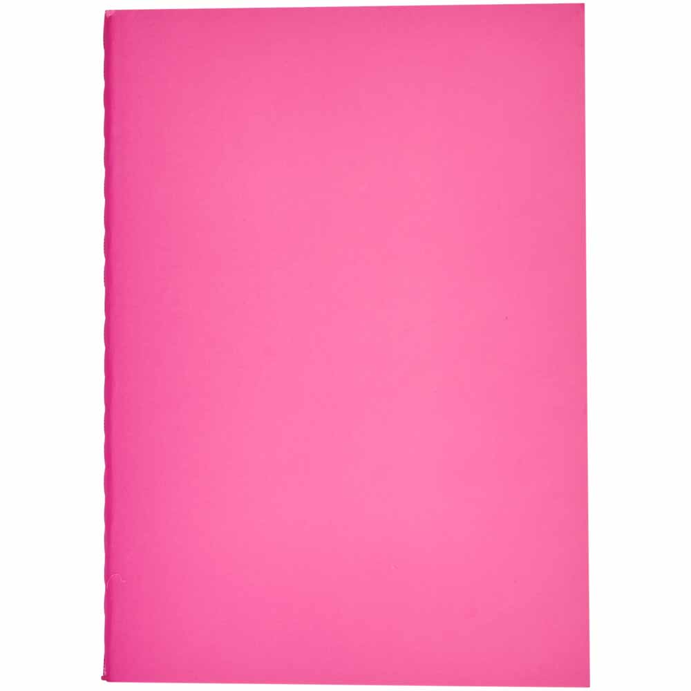 Wilko Exercise Book A6 3pk Pink Image 4