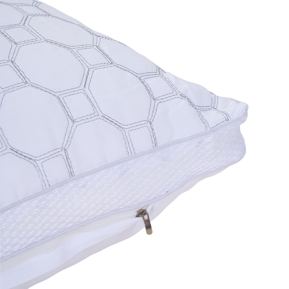 Living and Home White Minimalist Pillow Inner 48 x 74cm Image 3